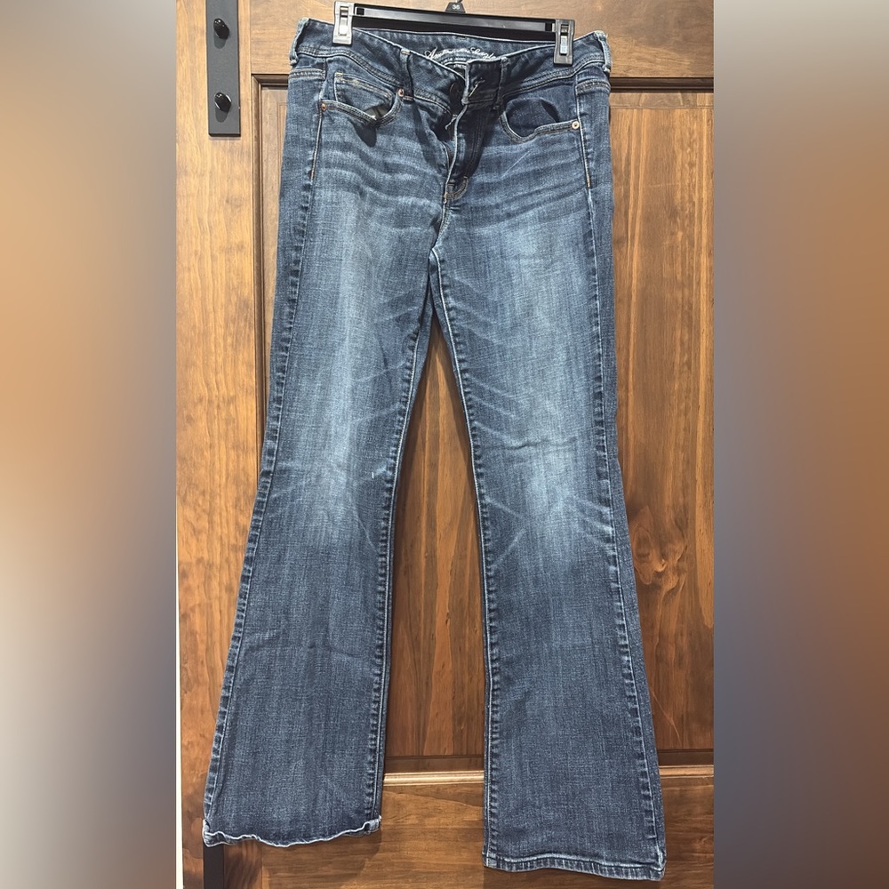 American Eagle Outfitters Dark Blue Flare Jeans
